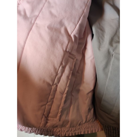 Vintage Upward ski jacket convertible Gray/Pink W Sweater Lining size M full zip - Picture 6 of 9